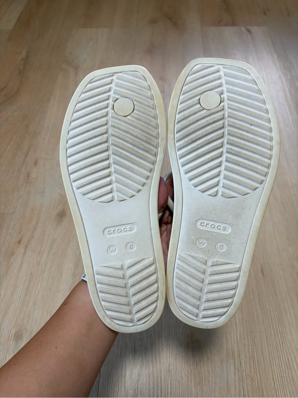 CROCS Women’s Miami Toe Loop Studded Sandals - Picture 6 of 6